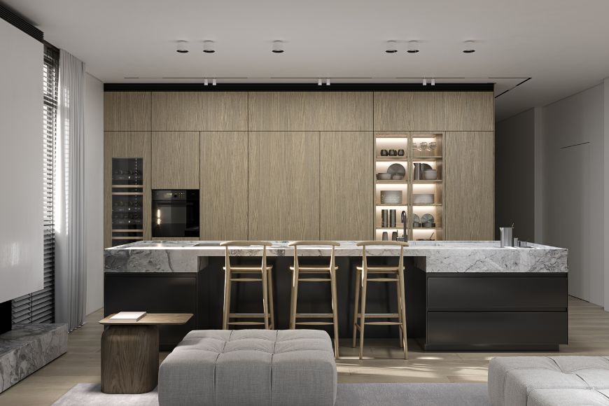 מטבח, עיצוב: שרון מעין