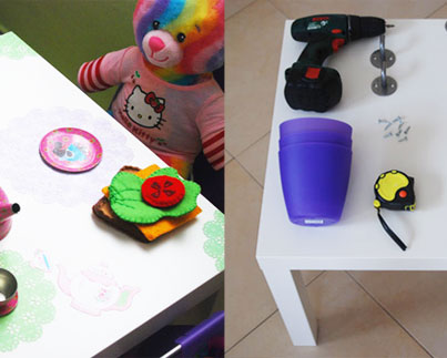 DIY: כך תהפכו שולחן פשוט לשולחן יצירה ומשחק