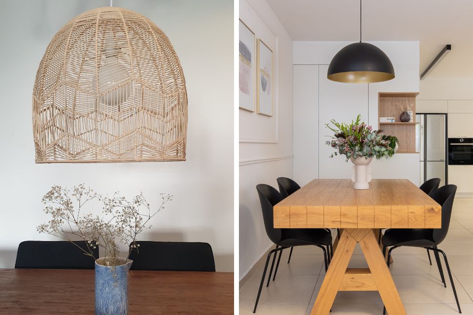 צילום:  יח"צ  | עיצוב: מימין: אושי דר | משמאל: talia lighting